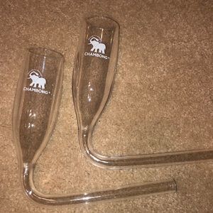 New Acrylic Chambong Set of 2